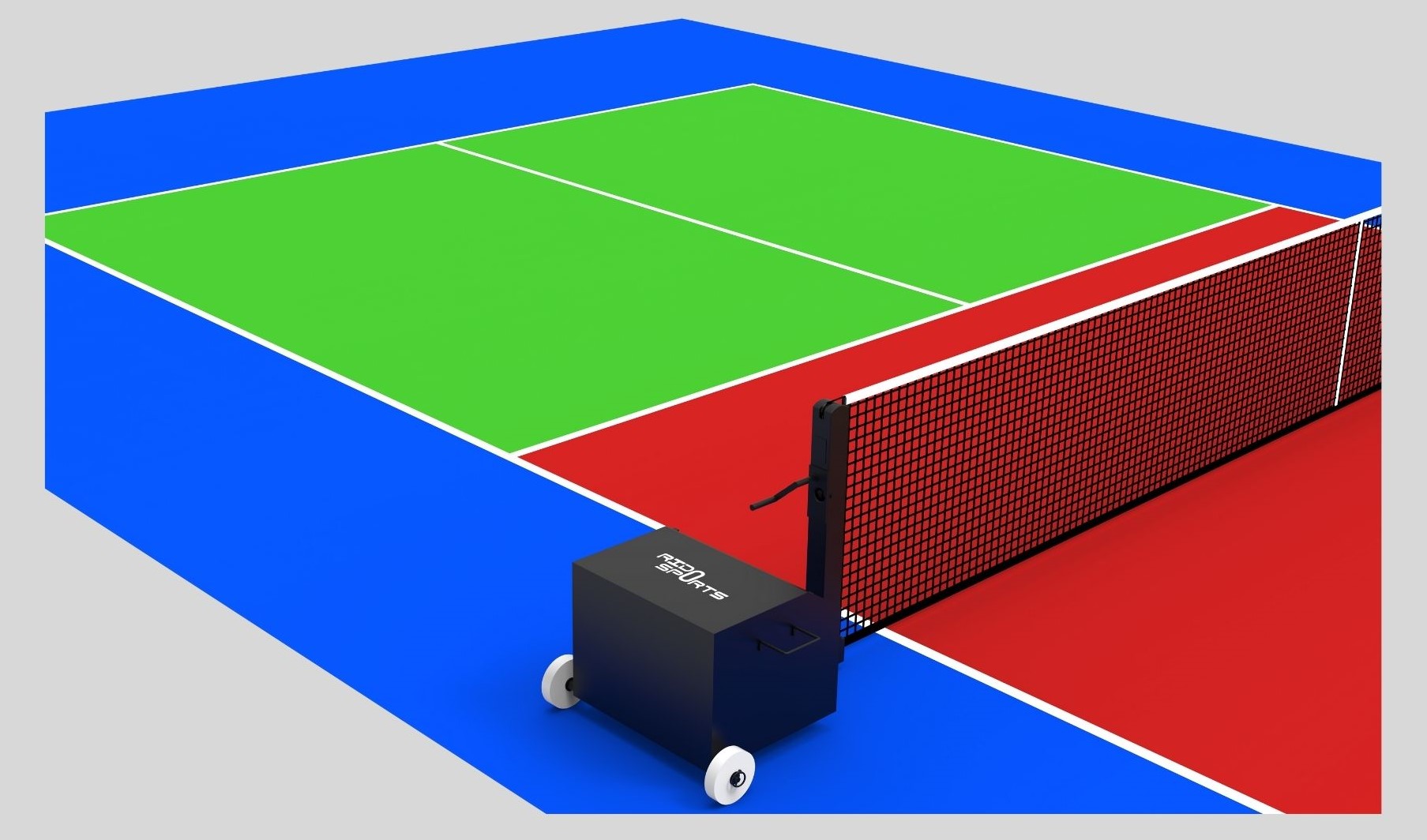 Pickle Ball Net Pole Unit (Movable) Image